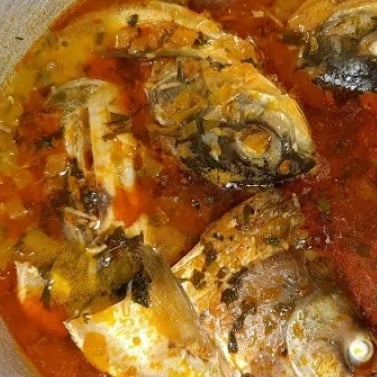 Photo of the cooked tambaqui – recipe of cooked tambaqui on DeliRec