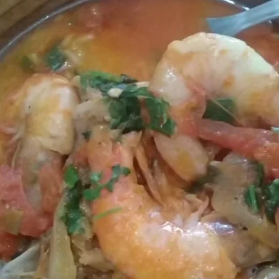 Recipe of Cooked and seasoned shrimp on the DeliRec recipe website