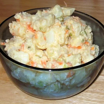 Recipe of Potato salad with mayonnaise on the DeliRec recipe website