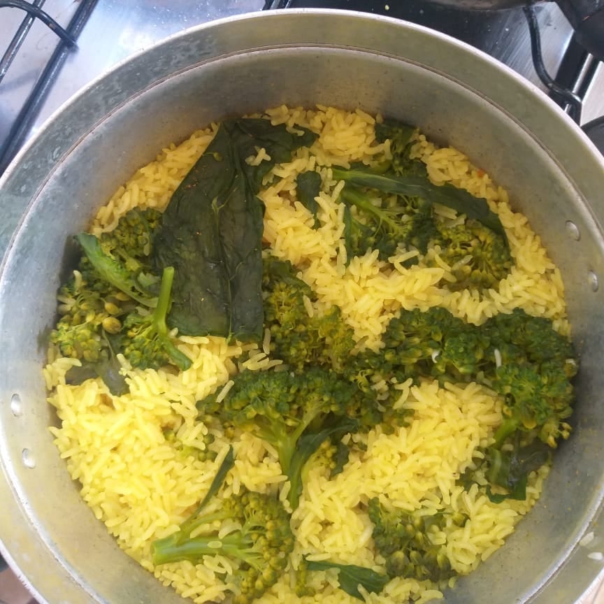 Photo of the Quick and easy rice with broccoli – recipe of Quick and easy rice with broccoli on DeliRec