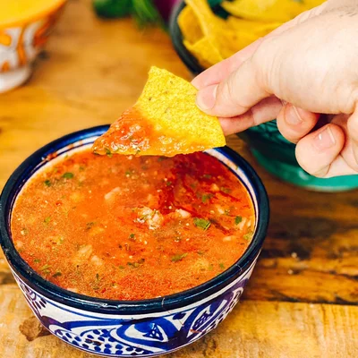 Recipe of tomato salsa on the DeliRec recipe website