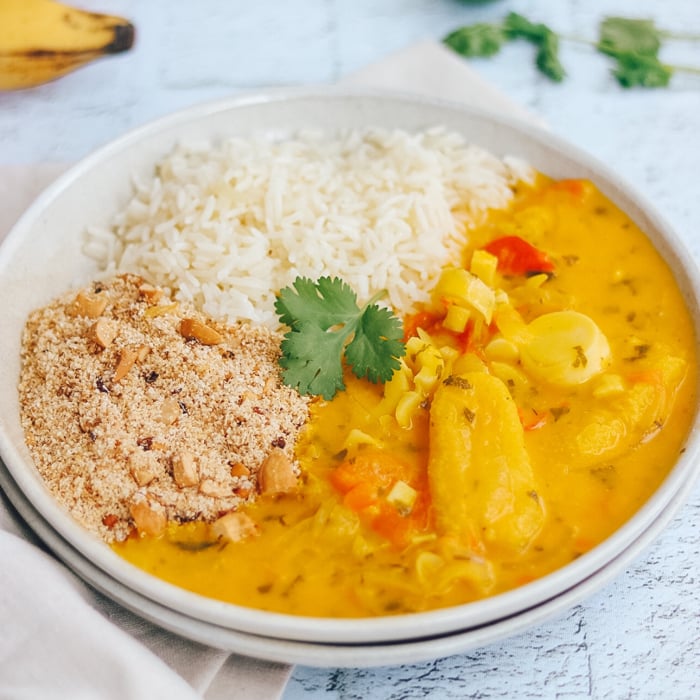 Photo of the Vegan plantain moqueca with hearts of palm – recipe of Vegan plantain moqueca with hearts of palm on DeliRec