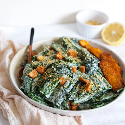 Recipe of Vegan Caesar Salad on the DeliRec recipe website