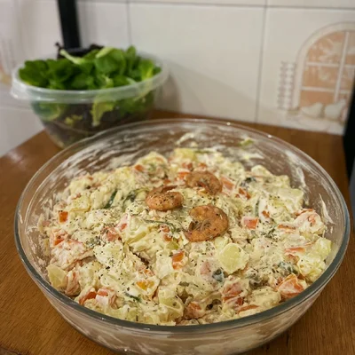 Recipe of Shrimp Mayonnaise Salad on the DeliRec recipe website