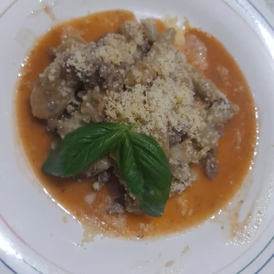 Recipe of Sweet potato gnocchi with sauce on the DeliRec recipe website