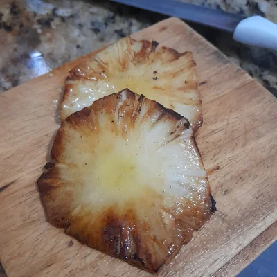 Recipe of fried pineapple on the DeliRec recipe website