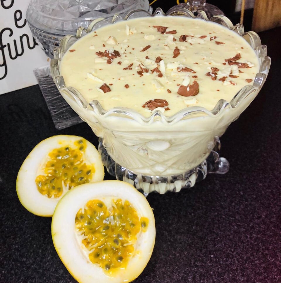 Photo of the Passion fruit mousse with chocolate 🍫 – recipe of Passion fruit mousse with chocolate 🍫 on DeliRec