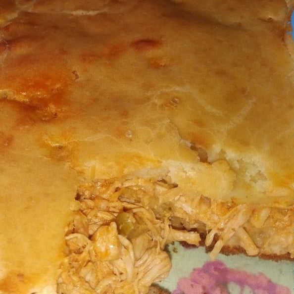 Foto da Torta de frango fácil e gostosa  - receita de Torta de frango fácil e gostosa  no DeliRec