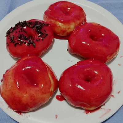 Recipe of easy donut's on the DeliRec recipe website