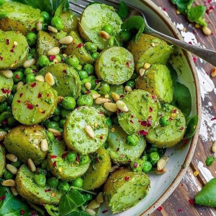 Photo of the Pea salad with potato – recipe of Pea salad with potato on DeliRec