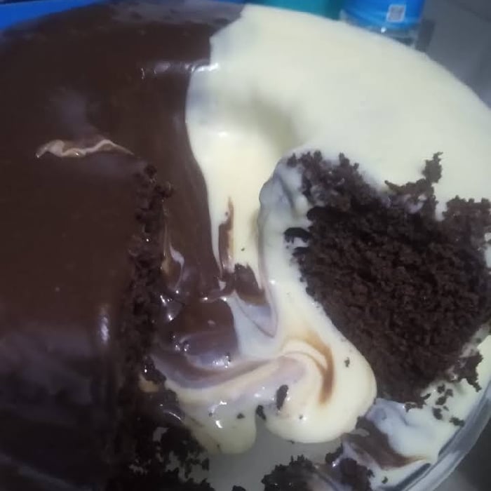 Photo of the Brigadeiro & Nest chocolate cake – recipe of Brigadeiro & Nest chocolate cake on DeliRec
