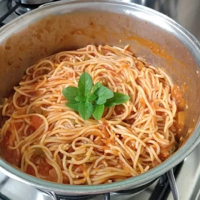 Recipe of Pasta with Basil Sauce on the DeliRec recipe website