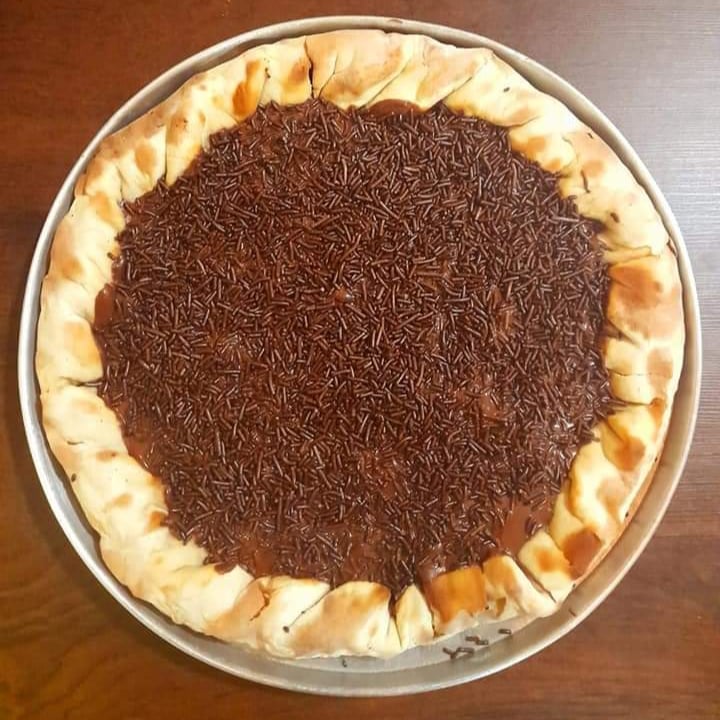 Foto da Pizza de chocolate  - receita de Pizza de chocolate  no DeliRec