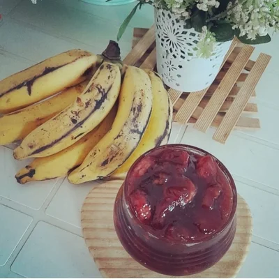Recipe of homemade banana jam on the DeliRec recipe website