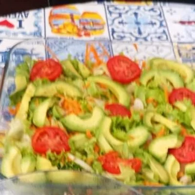Recipe of Avocado salad on the DeliRec recipe website