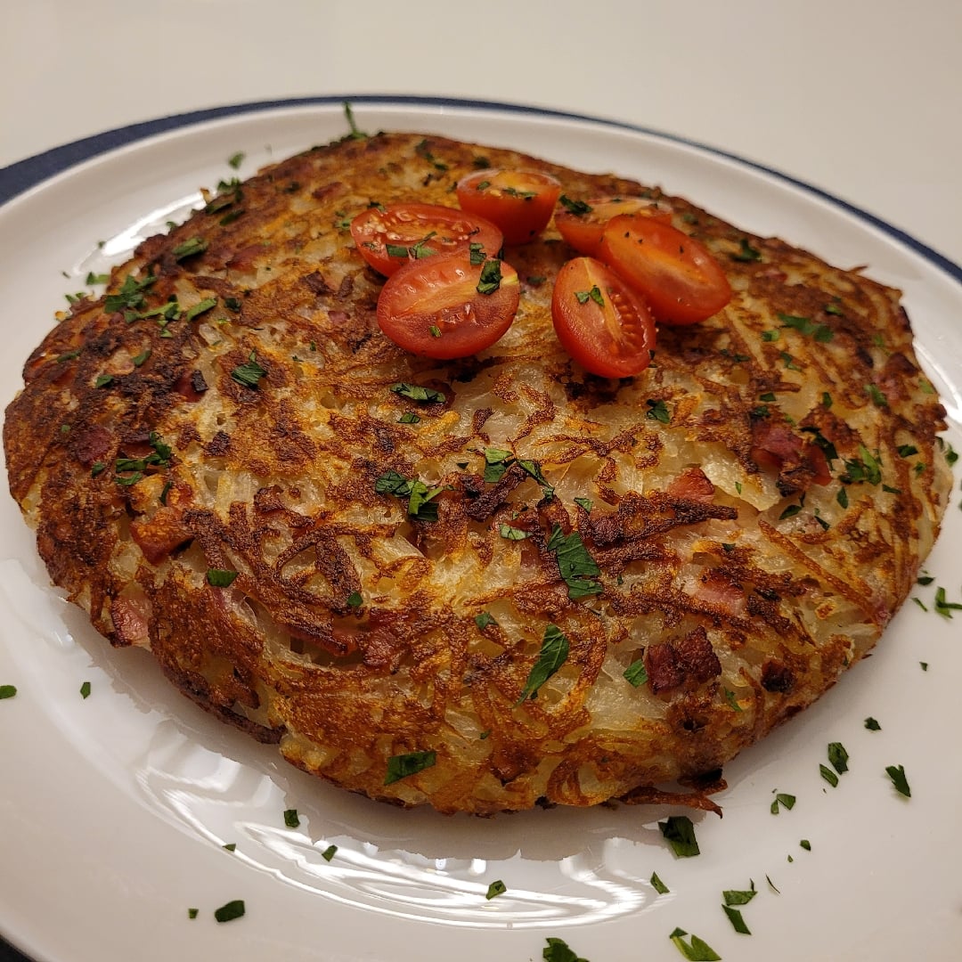 Photo of the Potato Rosti with Bacon and Mozzarella – recipe of Potato Rosti with Bacon and Mozzarella on DeliRec