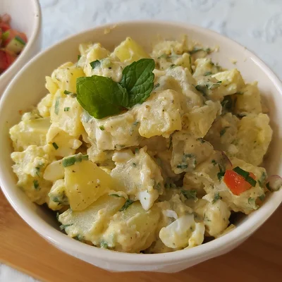 Recipe of Potato salad with mayonnaise on the DeliRec recipe website