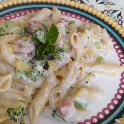 Recipe of Penne with special sauce on the DeliRec recipe website