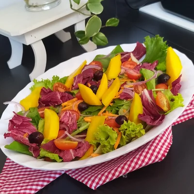 Recette de Salade tropicale sur le site de recettes DeliRec