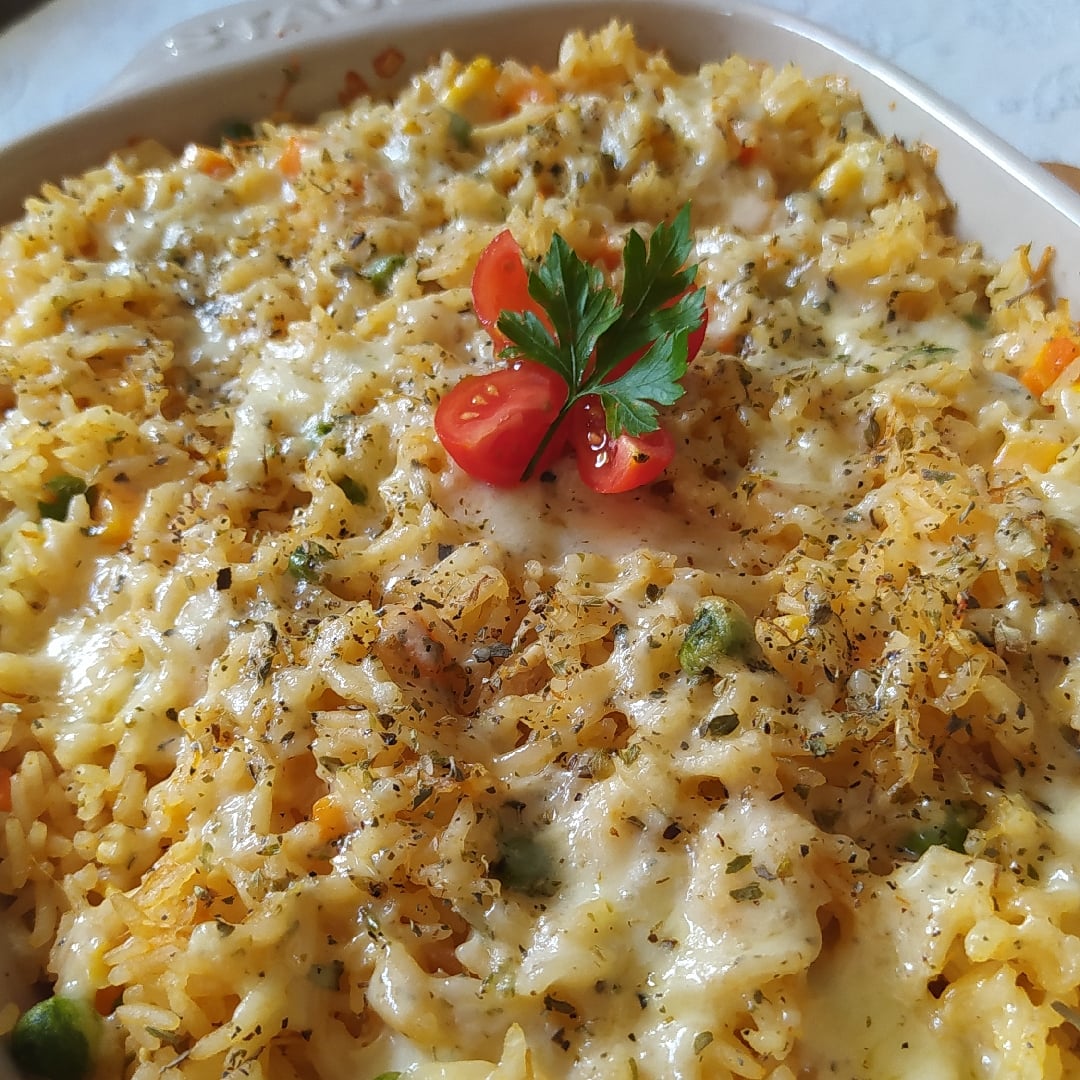 Photo of the Oven rice with chicken – recipe of Oven rice with chicken on DeliRec