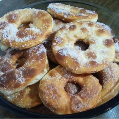 Recipe of Fried donut with bread dough on the DeliRec recipe website