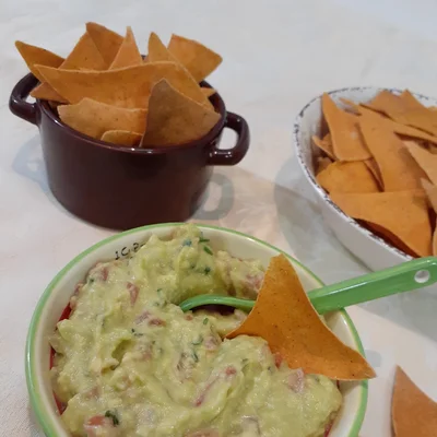 Recipe of homemade nachos on the DeliRec recipe website