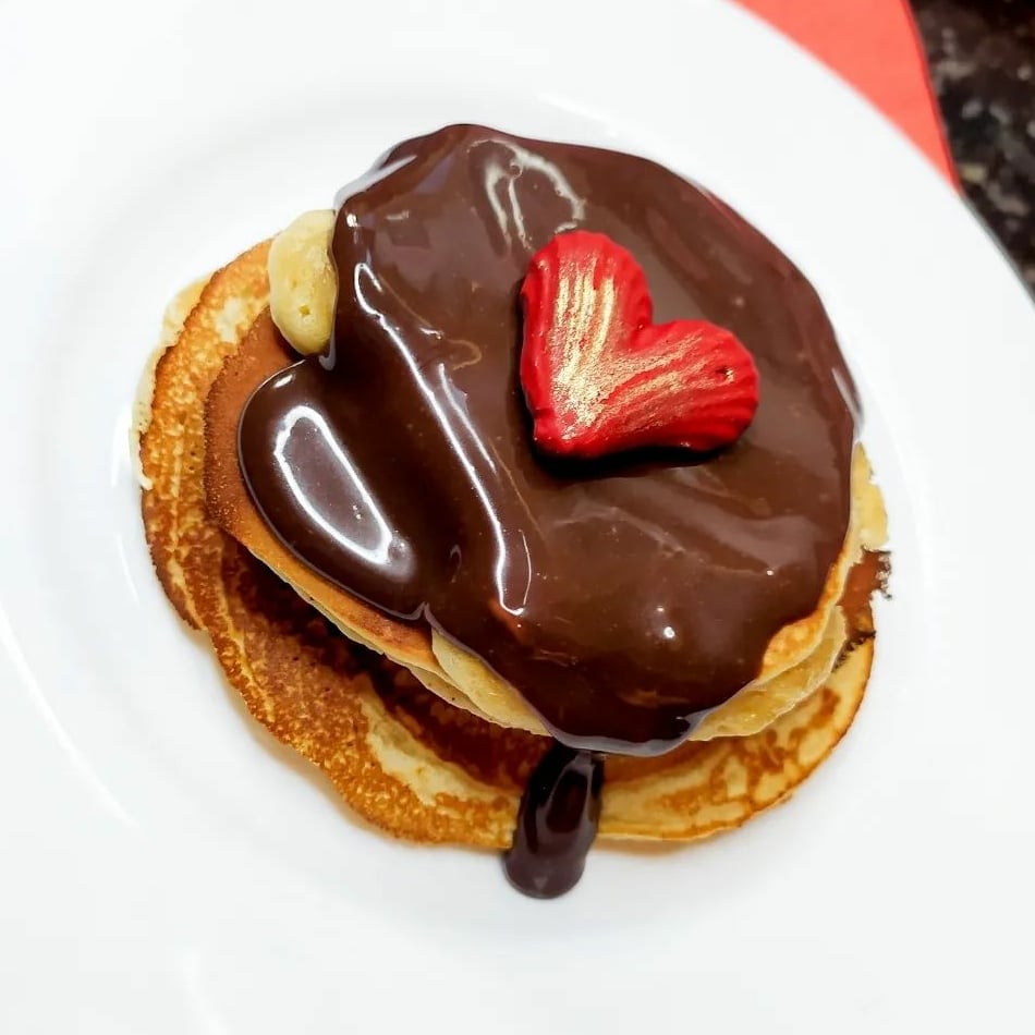 Photo of the pancake with brigadeiro – recipe of pancake with brigadeiro on DeliRec