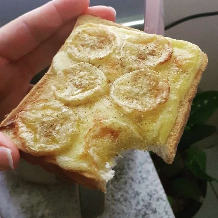 Photo of the Bread with cottage cheese and banana in the airfryer – recipe of Bread with cottage cheese and banana in the airfryer on DeliRec