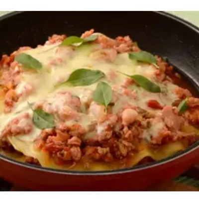 Recipe of Frying pan lasagna with sausage on the DeliRec recipe website