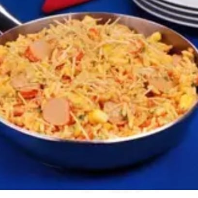 Photo of the Rice frying pan with sausage – recipe of Rice frying pan with sausage on DeliRec