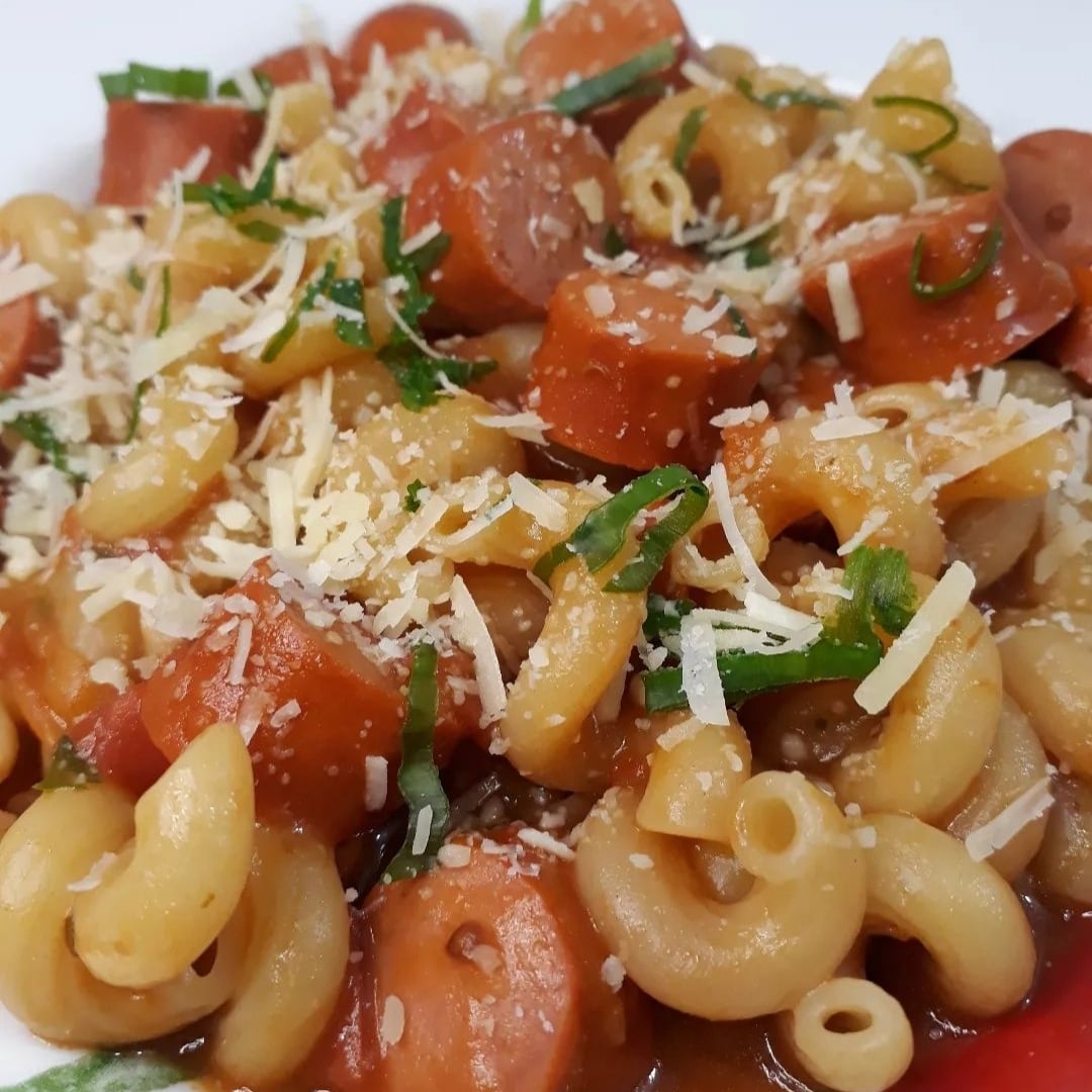 Photo of the Quick Pasta with Sausage – recipe of Quick Pasta with Sausage on DeliRec