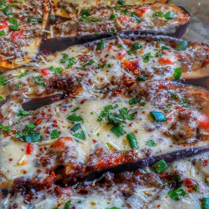 Photo of the oven-baked eggplants – recipe of oven-baked eggplants on DeliRec