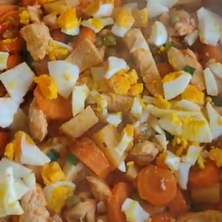 Photo of the Chicken with vegetables and egg – recipe of Chicken with vegetables and egg on DeliRec