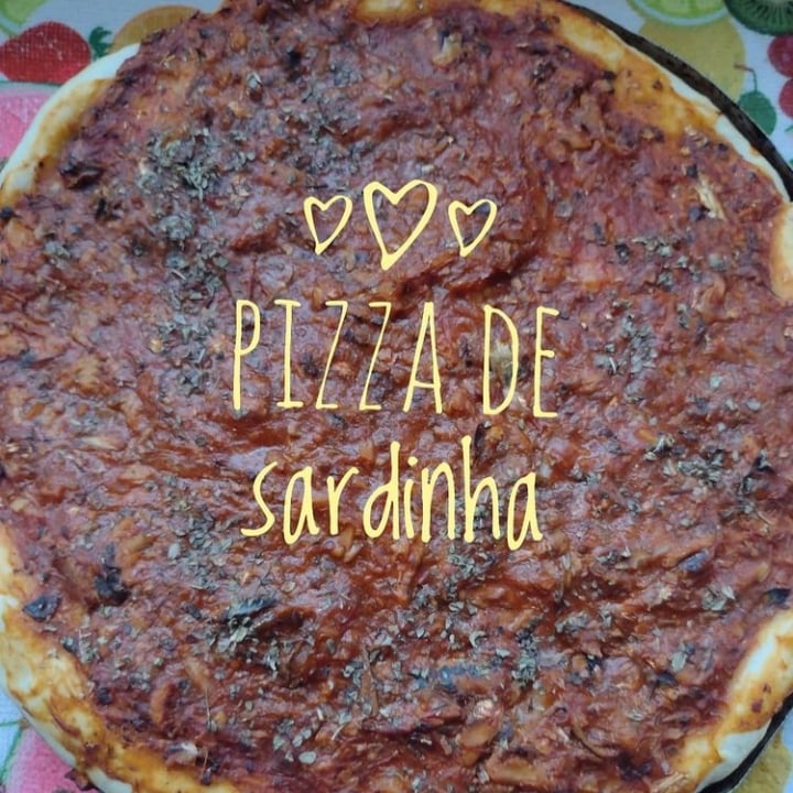 Foto da Pizza de sardinha - receita de Pizza de sardinha no DeliRec
