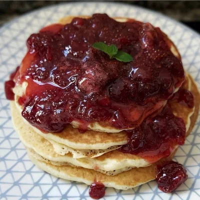 Recipe of American pancake on the DeliRec recipe website