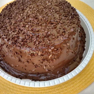 Recipe of Dona blessed mix chocolate cake on the DeliRec recipe website