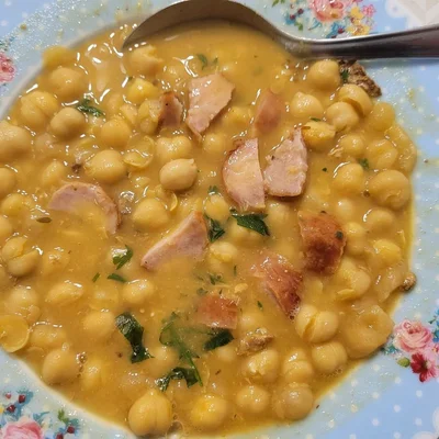 Recipe of Chickpea Soup on the DeliRec recipe website