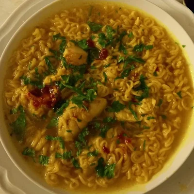Recipe of Noodles with chicken breast on the DeliRec recipe website