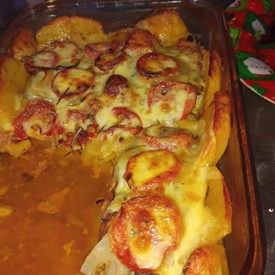 Recipe of fish fillet lasagna on the DeliRec recipe website