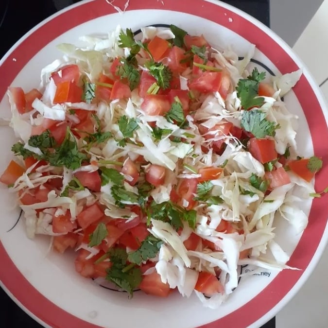 Photo of the Cabbage salad with tomato – recipe of Cabbage salad with tomato on DeliRec