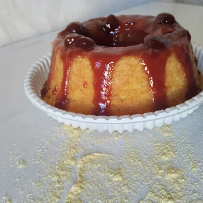 Recipe of cornmeal cake on the DeliRec recipe website