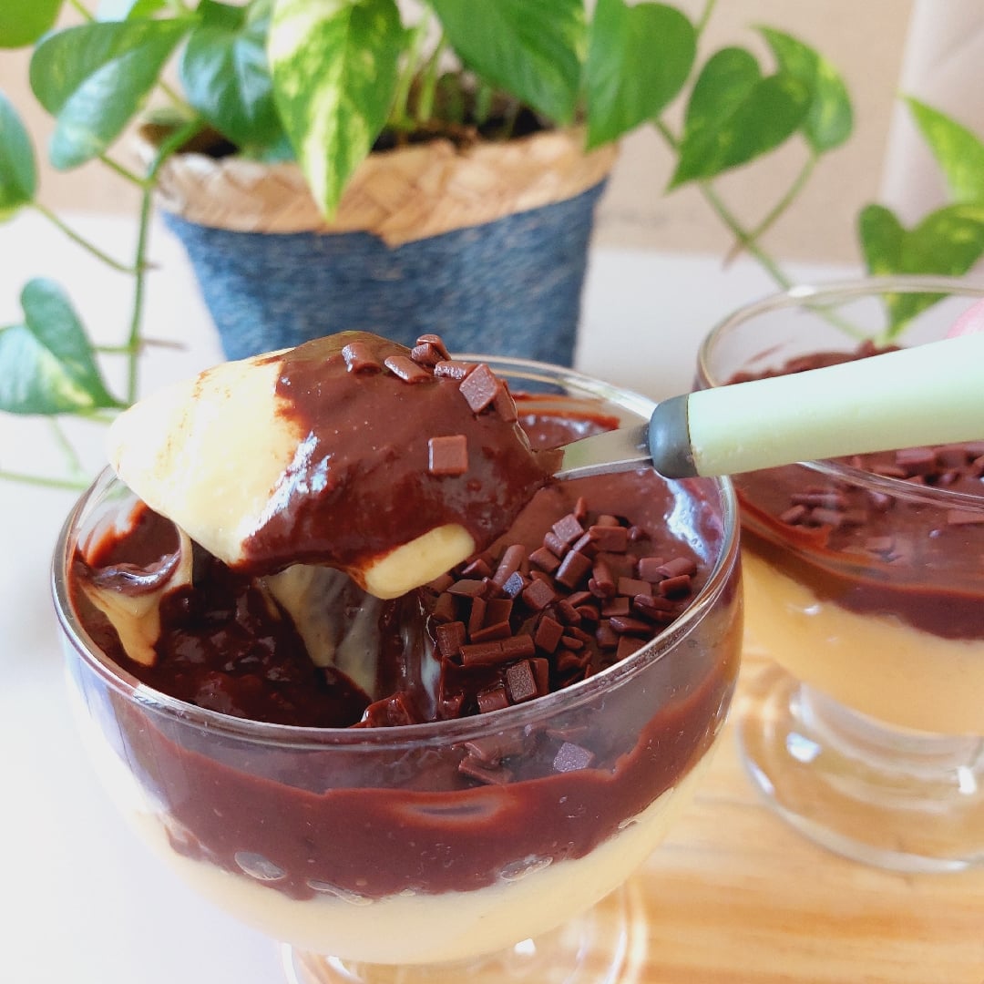 Photo of the Passion fruit mousse with chocolate ganache – recipe of Passion fruit mousse with chocolate ganache on DeliRec