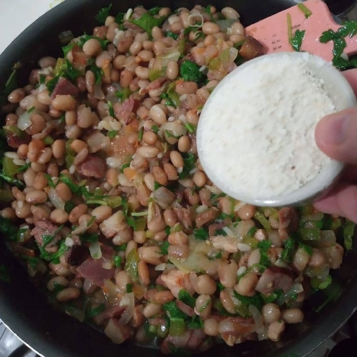 Photo of the Tropeiro beans 🤎 – recipe of Tropeiro beans 🤎 on DeliRec