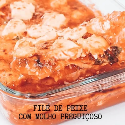 Recipe of Fish fillet with lazy sauce on the DeliRec recipe website