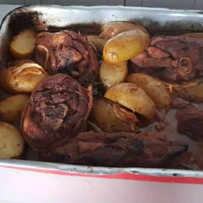 Recipe of Turkey with Roasted Potatoes on the DeliRec recipe website