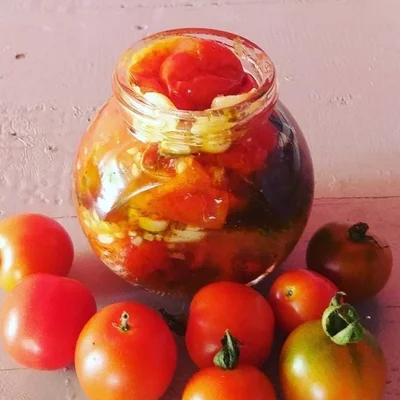 Recipe of confit tomatoes on the DeliRec recipe website