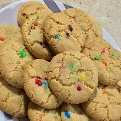 Recipe of M&M's Cookies on the DeliRec recipe website