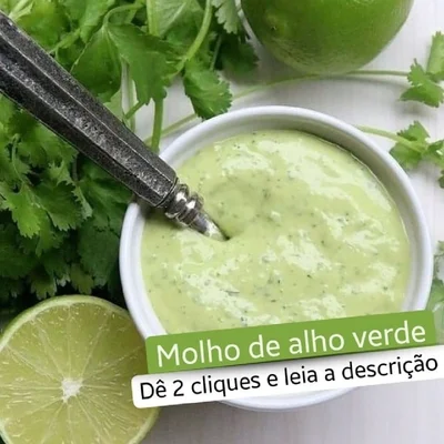 Recipe of LOW CARB GREEN GARLIC SAUCE ❤⁣ on the DeliRec recipe website