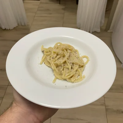 Receita de Cacio e pepe no site de receitas DeliRec