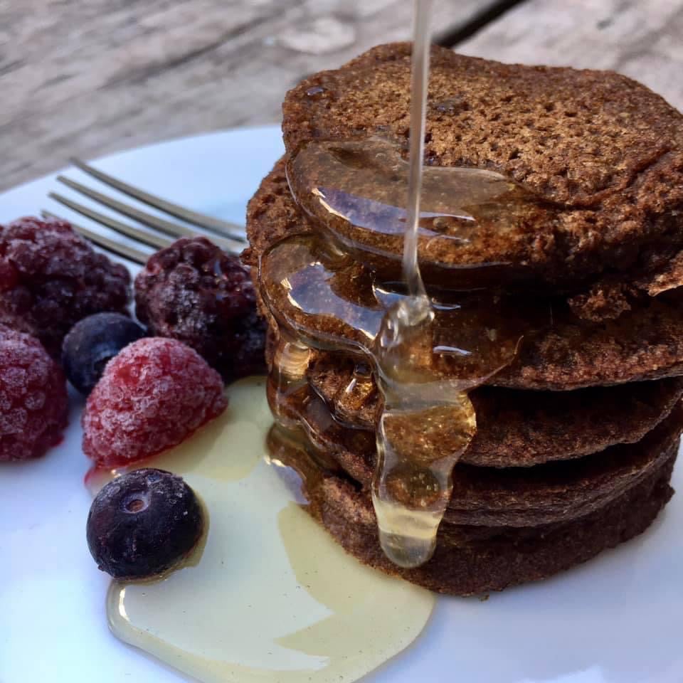 Photo of the Chocolate Pancakes 🍫 (made with lentils) – recipe of Chocolate Pancakes 🍫 (made with lentils) on DeliRec